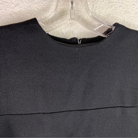 TRENDS BY JERRIE LURIE. Vintage 1960’s Black textured polyester cocktail dress - Picture 6 of 9